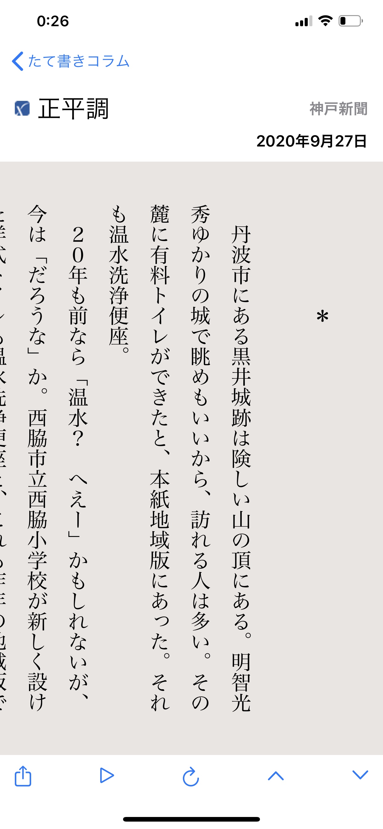 兵庫県中小企業家同友会 経営者の読解力と表現力を高めるのにオススメのiphoneアプリ たて書きコラム